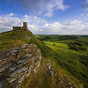 Brentour, a historic Chapel which sits atop a hill and has expansive views of Devon, England, and the surrounding countryside