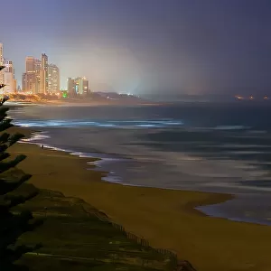The bright lights of the Gold Coast