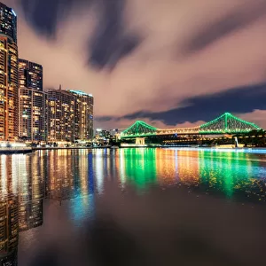 Brisbane Bridge Night View