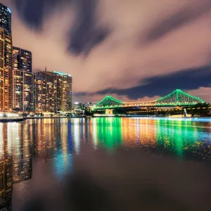 Brisbane Bridge Night View