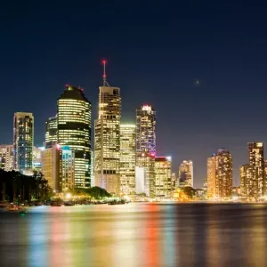 Brisbane city from Kangaroo Point Brisbane city from Kangaroo Point