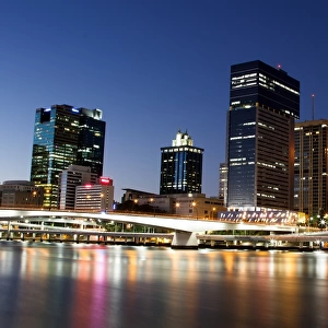Brisbane cityscape at night