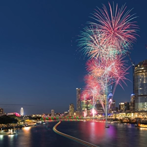Brisbane New Year firework 2016
