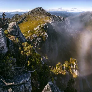 Brocken Spectre at the top of Dorado Peak in Western Arthurs Range