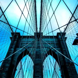 Brooklyn Bridge Fog Print