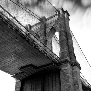 Brooklyn Bridge in black and white Brooklyn Bridge in black and white