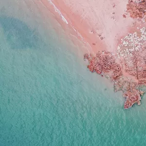 Broome coastline seen from above, Australia