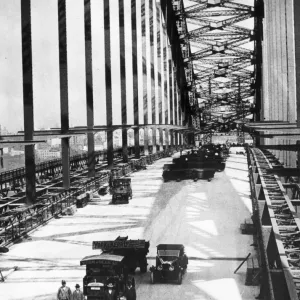 Sydney Harbour Bridge Construction Print circa 1930 Sydney Harbour Bridge Construction Print circa 1930