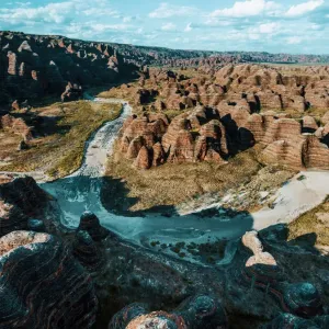 Bungle Bungles from above, Purnululu National Park, Australia Bungle Bungles from above, Purnululu National Park, Australia