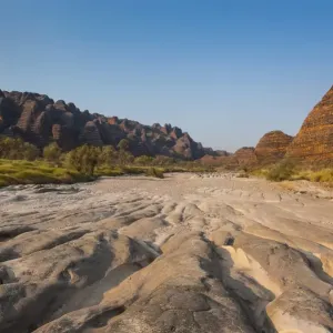 Bungle Bungles, beehive-shaped sandstone towers, Purnululu National Park, UNESCO World Heritage Site, Eastern Kimberleys, Western Australia Bungle Bungles, beehive-shaped sandstone towers, Purnululu National Park, UNESCO World Heritage Site, Eastern Kimberleys, Western Australia