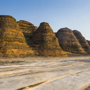 Bungle Bungles, beehive-shaped sandstone towers, Purnululu National Park, UNESCO World Heritage Site, Eastern Kimberleys, Western Australia Bungle Bungles, beehive-shaped sandstone towers, Purnululu National Park, UNESCO World Heritage Site, Eastern Kimberleys, Western Australia