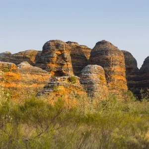 Bungle Bungles, beehive-shaped sandstone towers, Purnululu National Park, UNESCO World Heritage Site, Eastern Kimberleys, Western Australia Bungle Bungles, beehive-shaped sandstone towers, Purnululu National Park, UNESCO World Heritage Site, Eastern Kimberleys, Western Australia