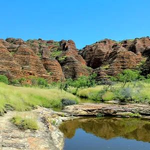 The Bungle Bungles Print: Beehive-Shaped Sandstone Towers The Bungle Bungles Print: Beehive-Shaped Sandstone Towers