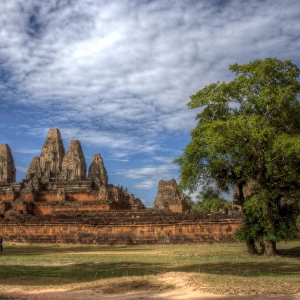 Cambodian Khmer Angkor picturesque ruins