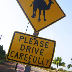 Popular Australian Destinations Poster Print Collection: Road Signs