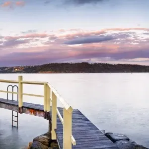 Camp Cove Boat House Sunrise Print at Watsons Bay NSW