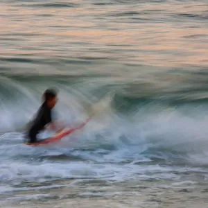 Catching the early morning waves Catching the early morning waves
