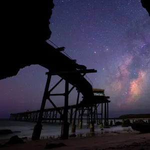 Catherine Hill Bay Jetty with Milkyway