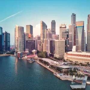 Central area of Singapore