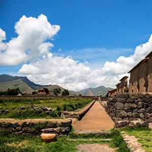 The Central Wall Of The Temple of Wiracocha, Raqchi, San Pedro District, Canchis Province, Cusco Region, Peru
