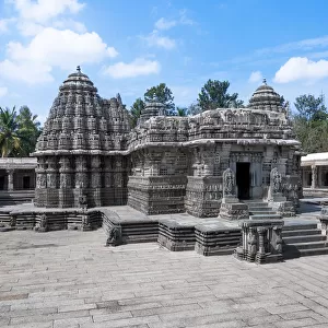 The Chennakesava Temple (Keshava Temple) on the banks of River Kaveri at Somanathapura, Karnataka, India