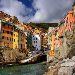 Cinque Terre Riomaggiore Village Print