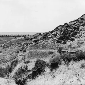 circa 1950: The Anzac Cove at Gallipoli