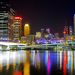 City skyline and Brisbane River