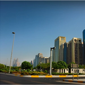 A cityscape from Abu Dhabi, united Arab Emirates