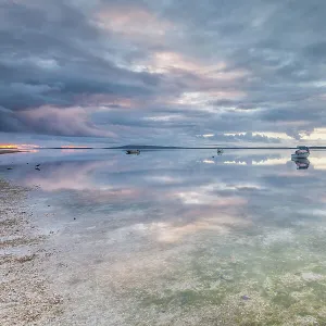 Clouds reflections