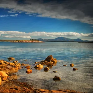 Coastal view on Flinders Island, Bass Strait, Tasmania, Australia