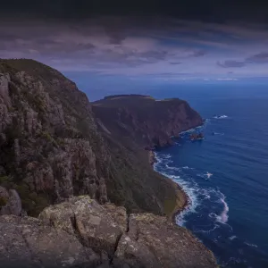 Coastal viewpoint on the Cape Raoul walking track, southern Tasmania Coastal viewpoint on the Cape Raoul walking track, southern Tasmania