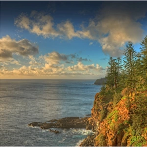 Coastline in the national park, Norfolk Island