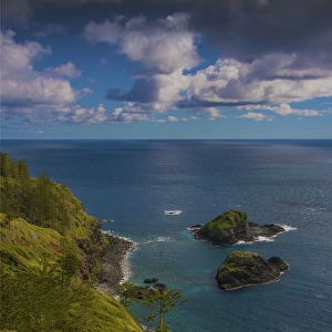 Coastline in the national park, Norfolk Island