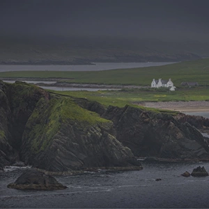 Coastline near Hillswick, Shetland Islands Scotland