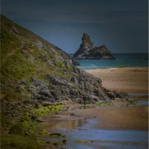Coastline at Stackpole, Pembrokeshire, Wales, United Kingdom