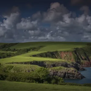 Coastline at Stackpole, Pembrokeshire, Wales, United Kingdom