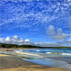 Colliers beach, situated on the south East coastline of King Island, Bass Strait, Tasmania