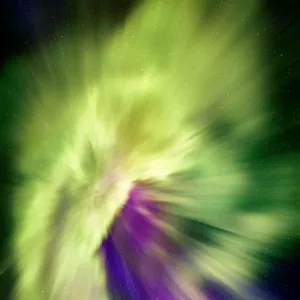 Colorful and Strong Aurora