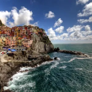 Manarola Fishing Village Print