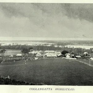 Coolangatta homestead, New South Wales, Australia, Victorian, 1890s, Vintage photograph 19th Century Coolangatta homestead, New South Wales, Australia, Victorian, 1890s, Vintage photograph 19th Century