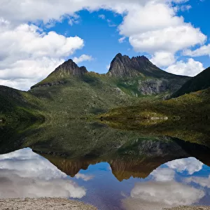 Cradle Mountain on summer day