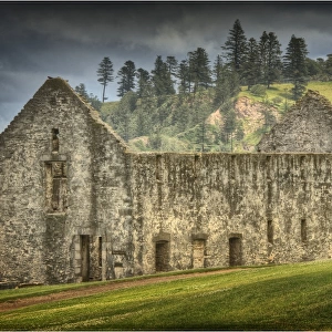 The Crankmill, A very historic ruin in the convict built area of Kingston, Norfolk Island