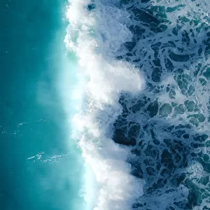 Aerial Beach Photography Collection: Ocean Wave Aerials