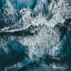 Southern Ocean Waves Print - Aerial Drone Photography of Esperance Coast