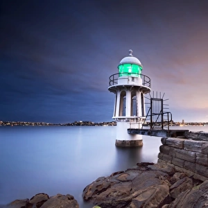 Cremorne Point Lighthouse at night, Sydeny, Australia