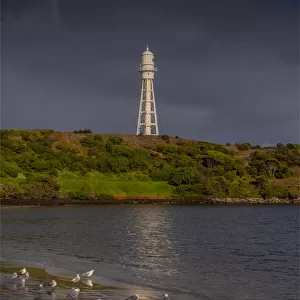 Currie Harbour and the Lighthouse, King Island, Bass Straight, Tasmania