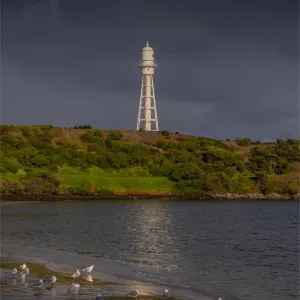 Currie Harbour and the Lighthouse, King Island, Bass Straight, Tasmania