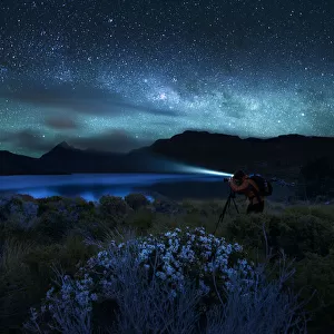 Alone in the Dark at Cradle Mountain, Tasmania, Australia