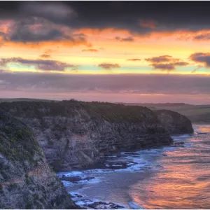 Dawn at Bushrangers bay, near Cape Schanck, Mornington Peninsular, Victoria